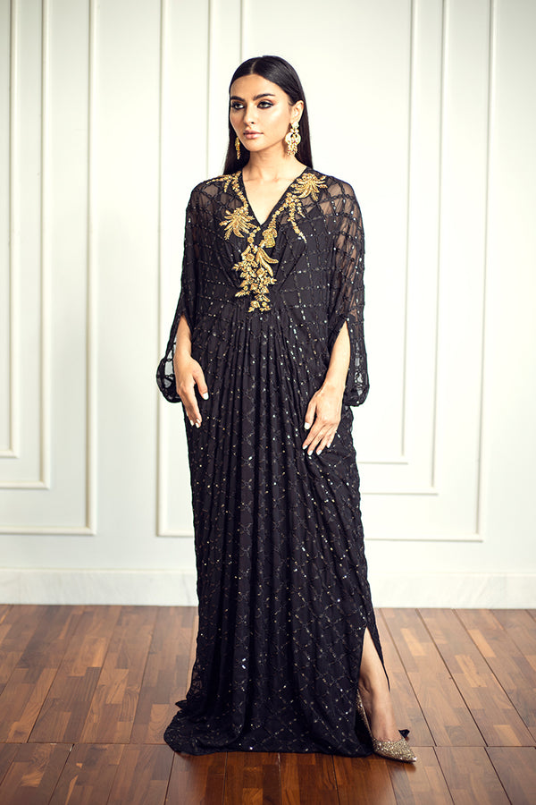 designer kaftan dress Multi Color Designer Kaftan Dress